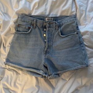 Agolde Classic Blue Jean Shorts